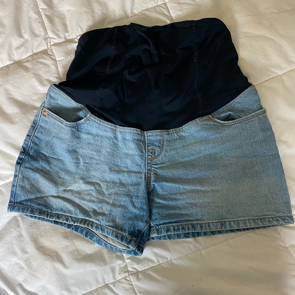 Isabel Maternity Cross-Back Panel Shorts